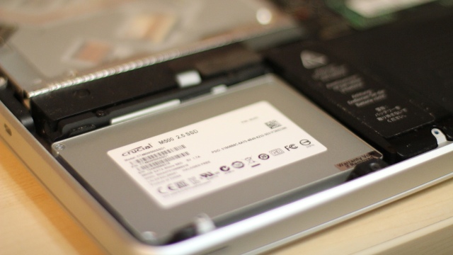 Crucial M500 SSD in a MacBook Pro